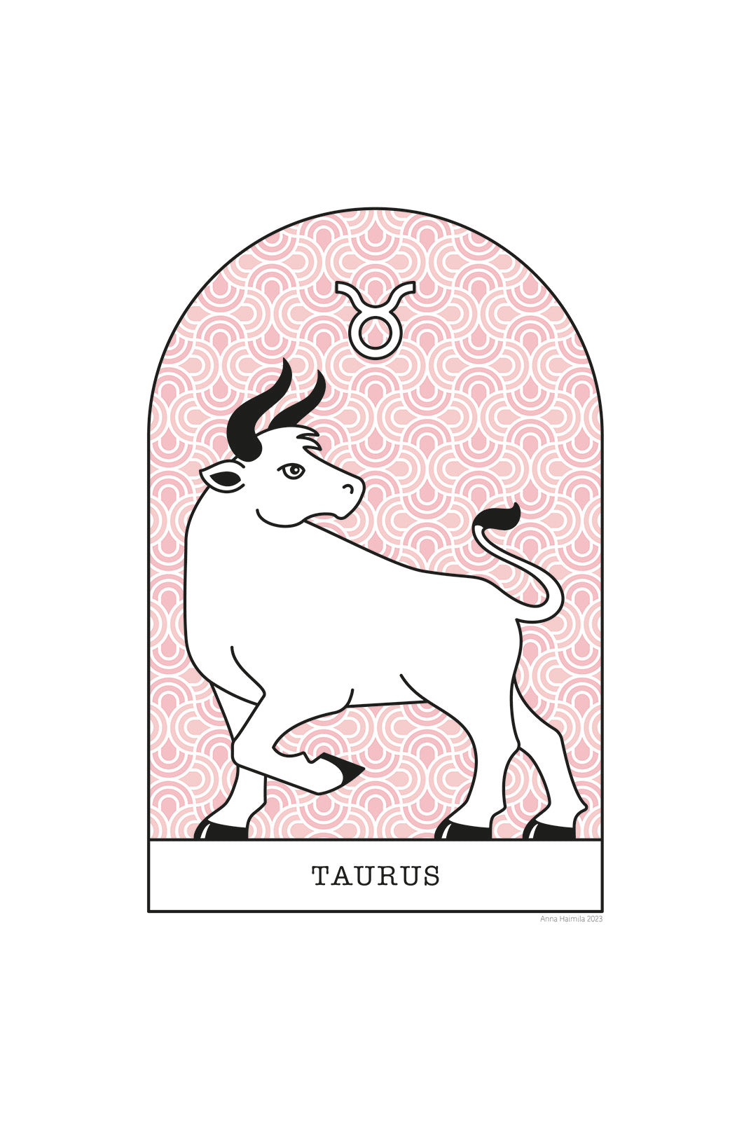 Härkä, Taurus -horoskooppi (pinkki)
