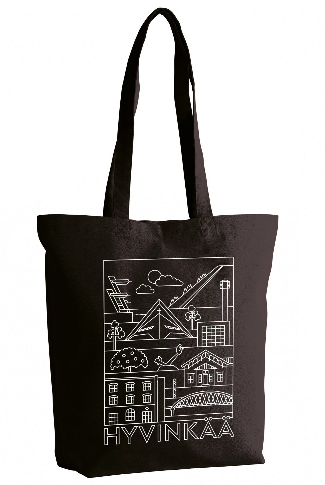 Hyvinkää -nähtävyydet kangaskassi