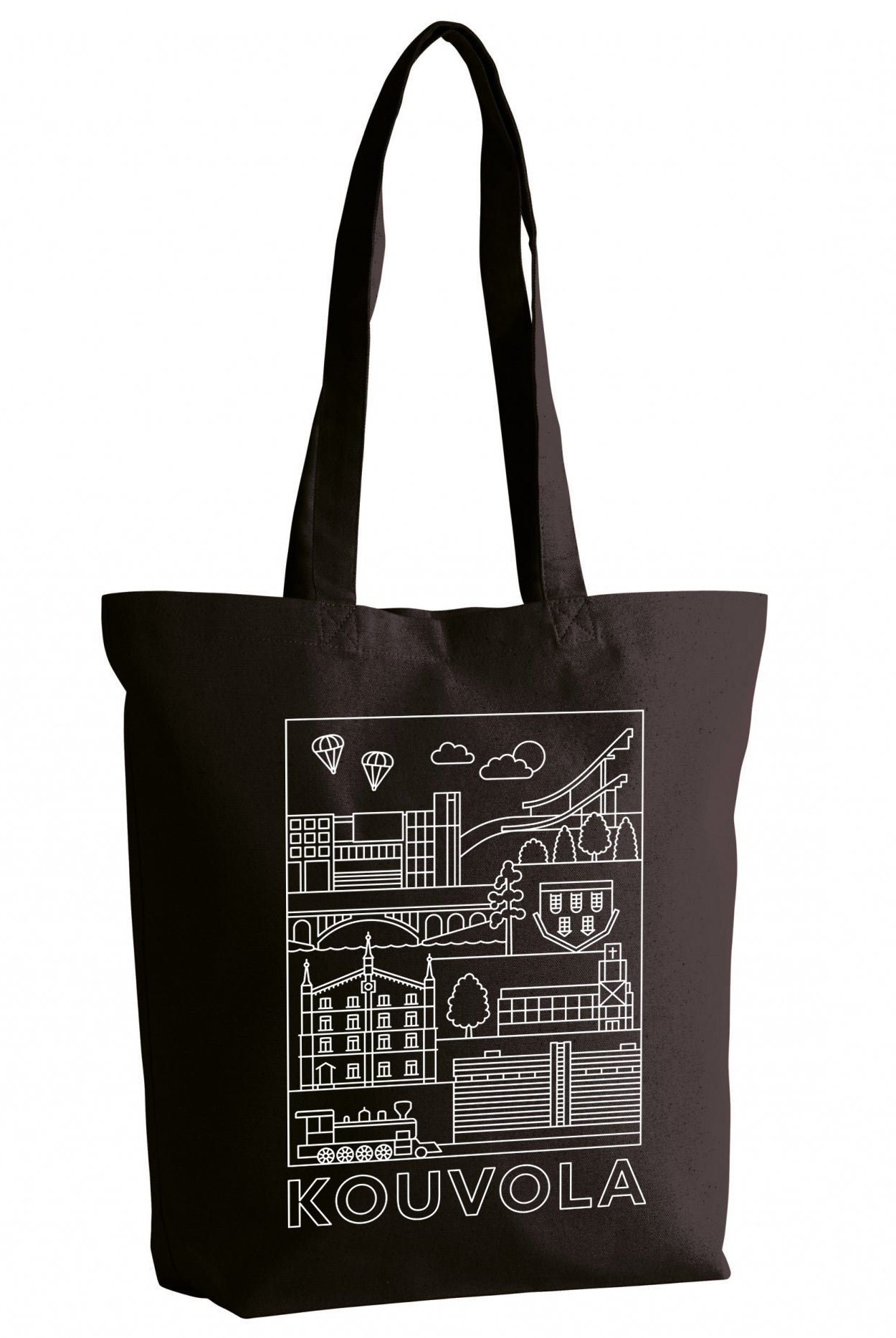 Kouvola -nähtävyydet kangaskassi