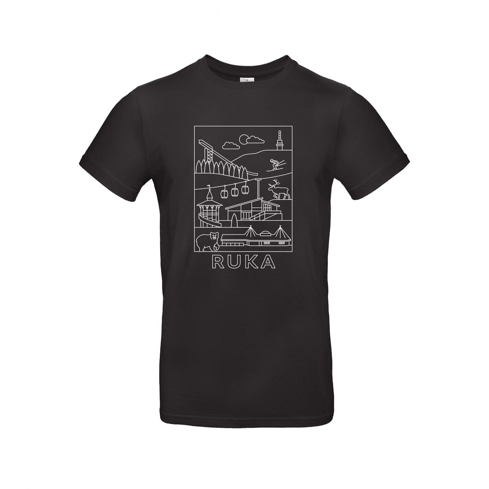 Ruka -nähtävyydet t-paita