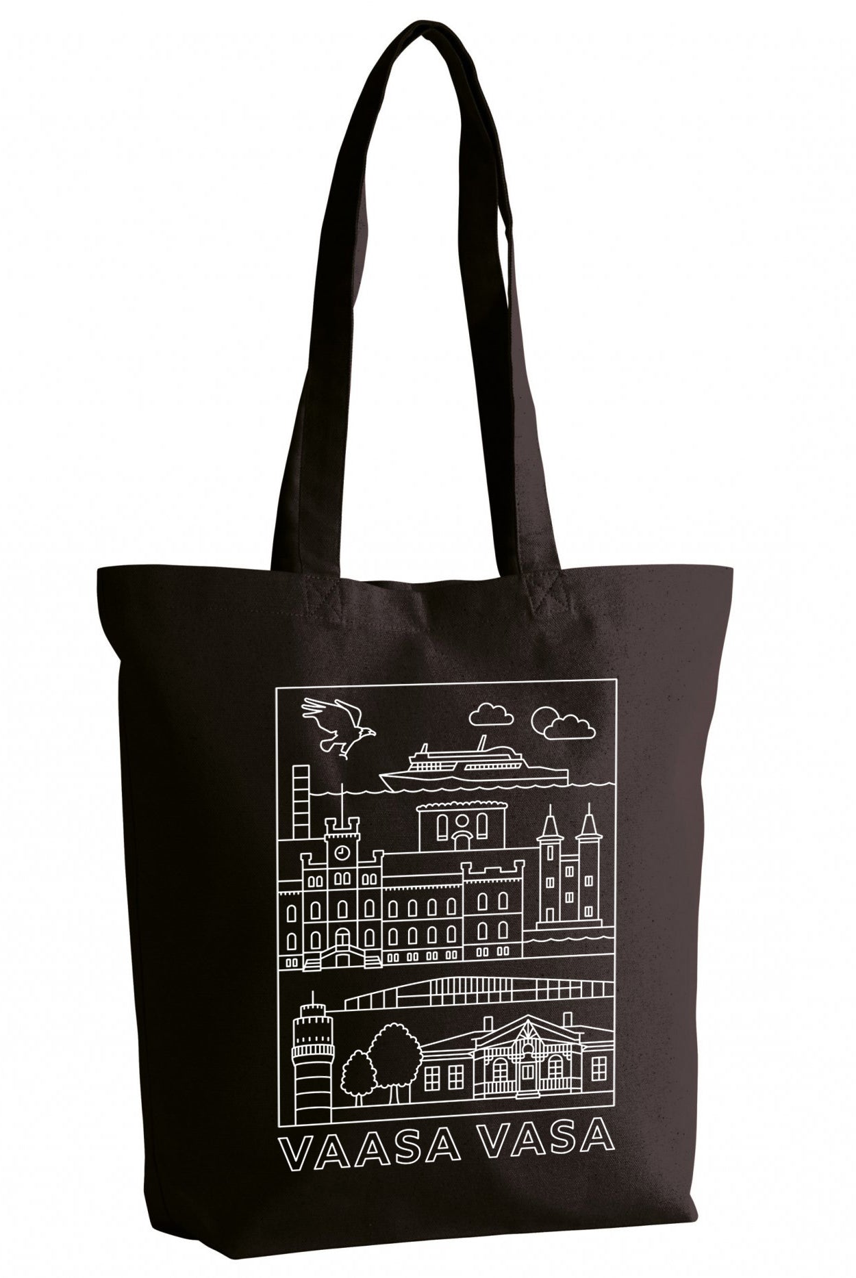 Vaasa -nähtävyydet kangaskassi