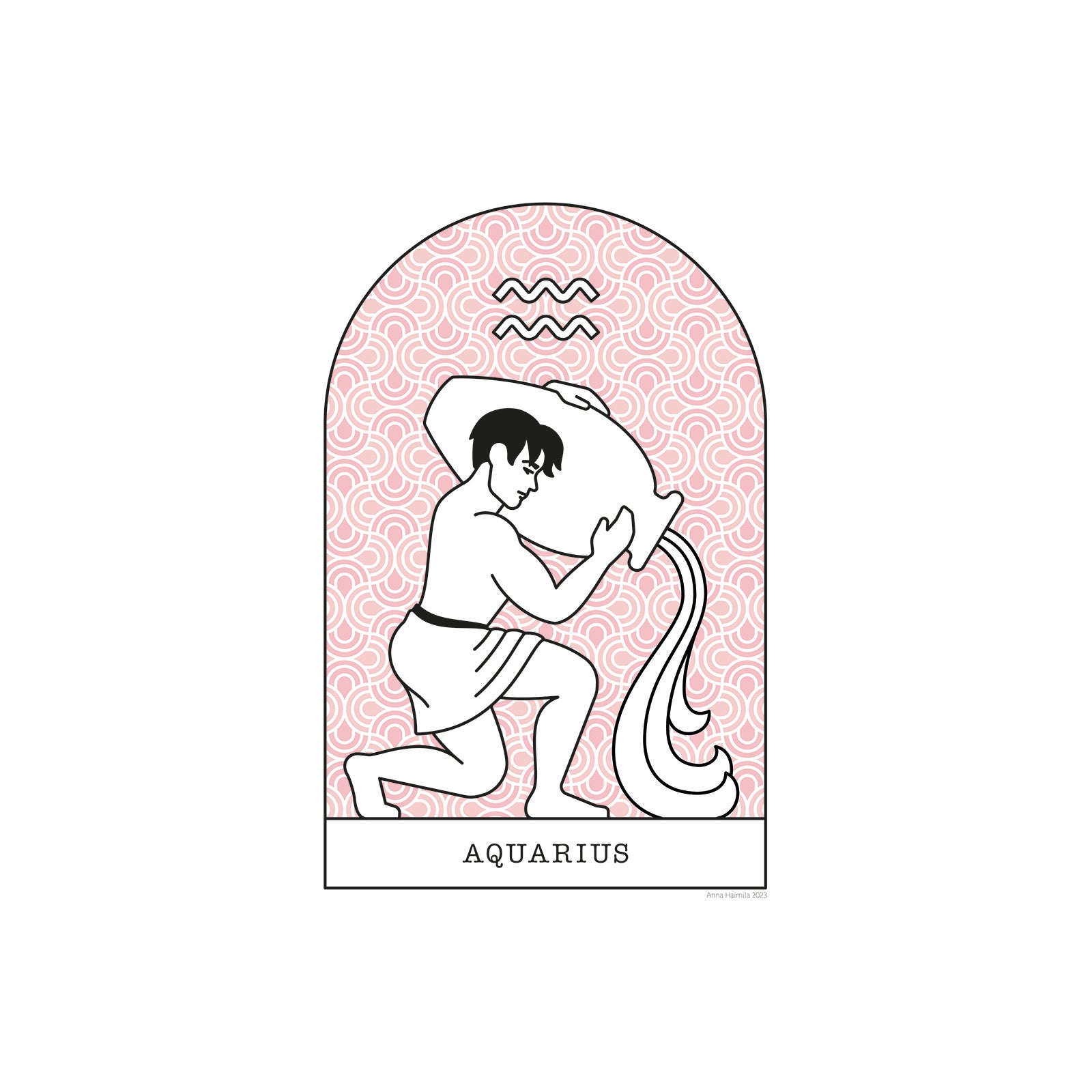Vesimies, Aquarius -horoskooppi (pinkki)
