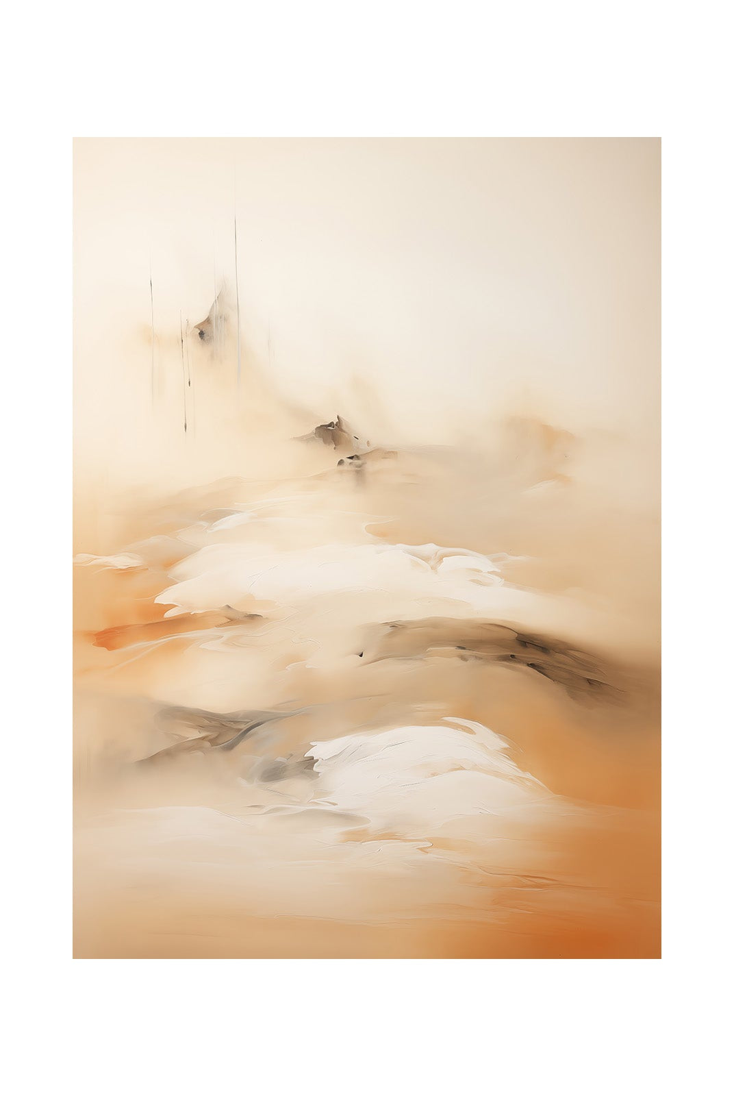 Clouded Cliffs at Close of Day