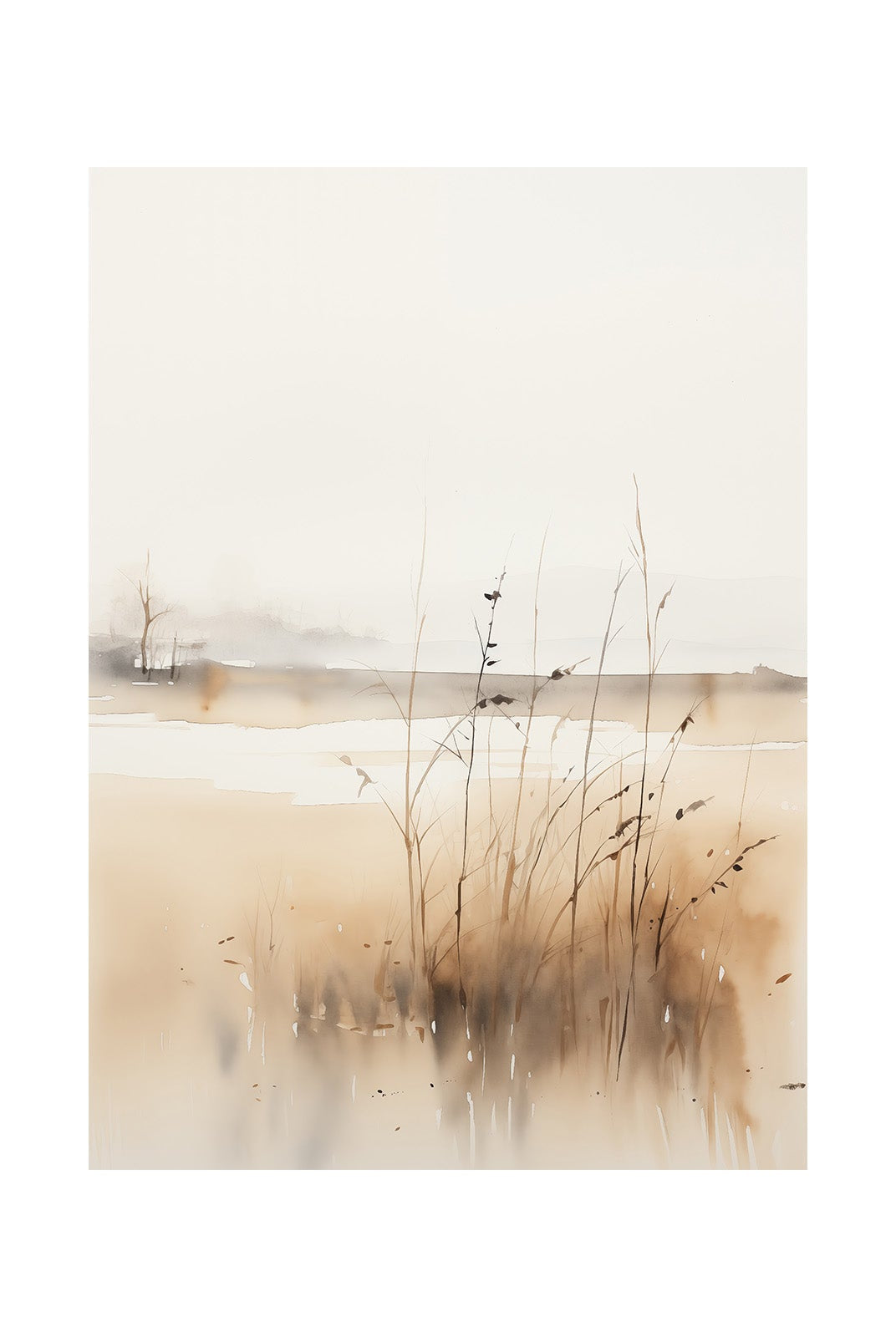 Meadow Mural by Moonlight