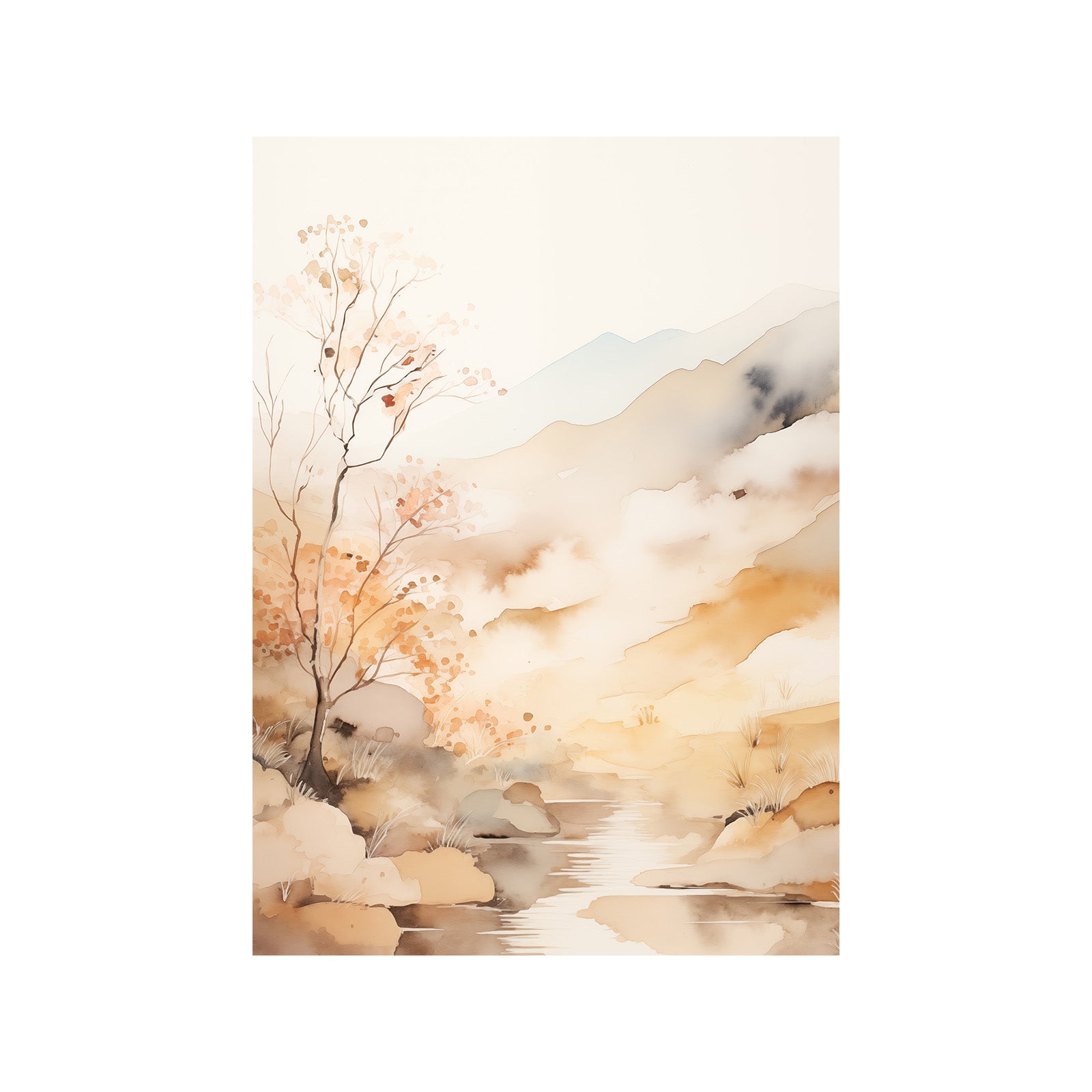 Serene Stream's Soft Song