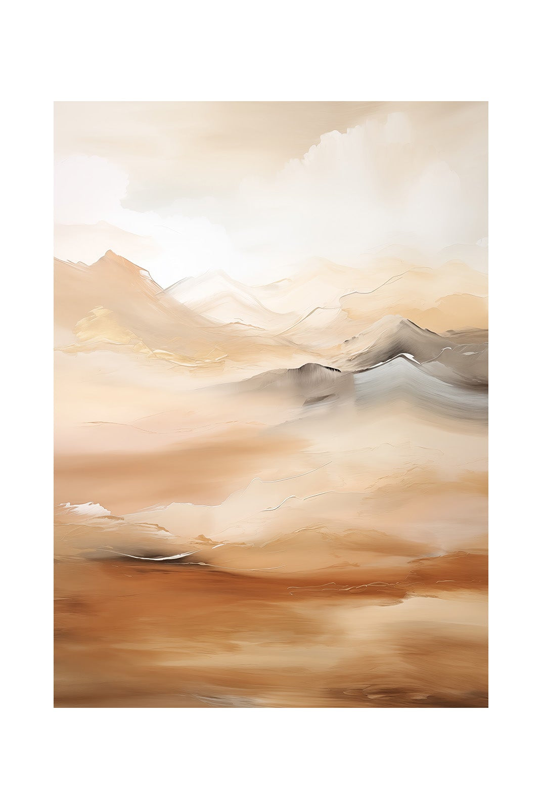 Silent Sea in Sepia Tones