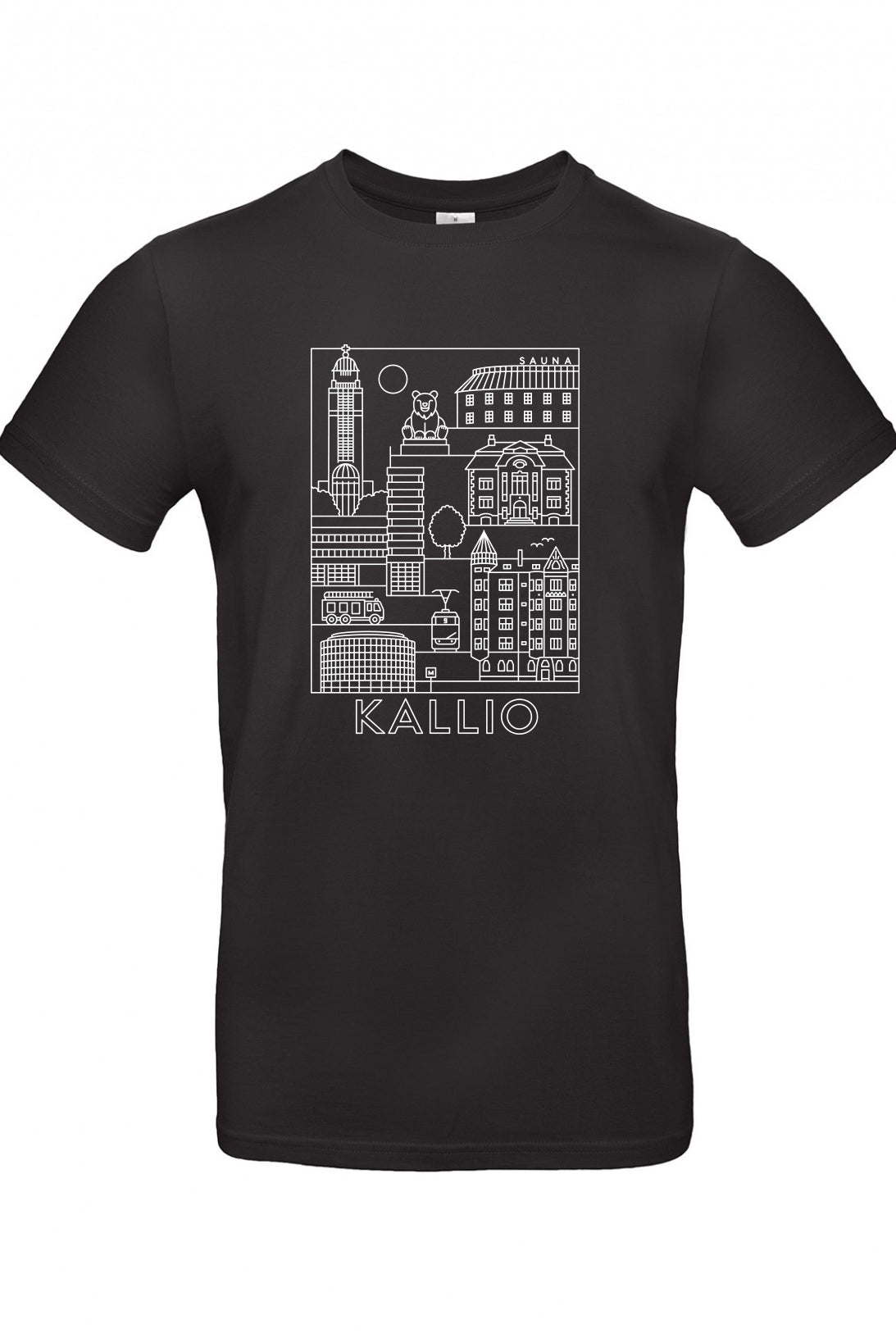 Kallio -nähtävyydet t-paita