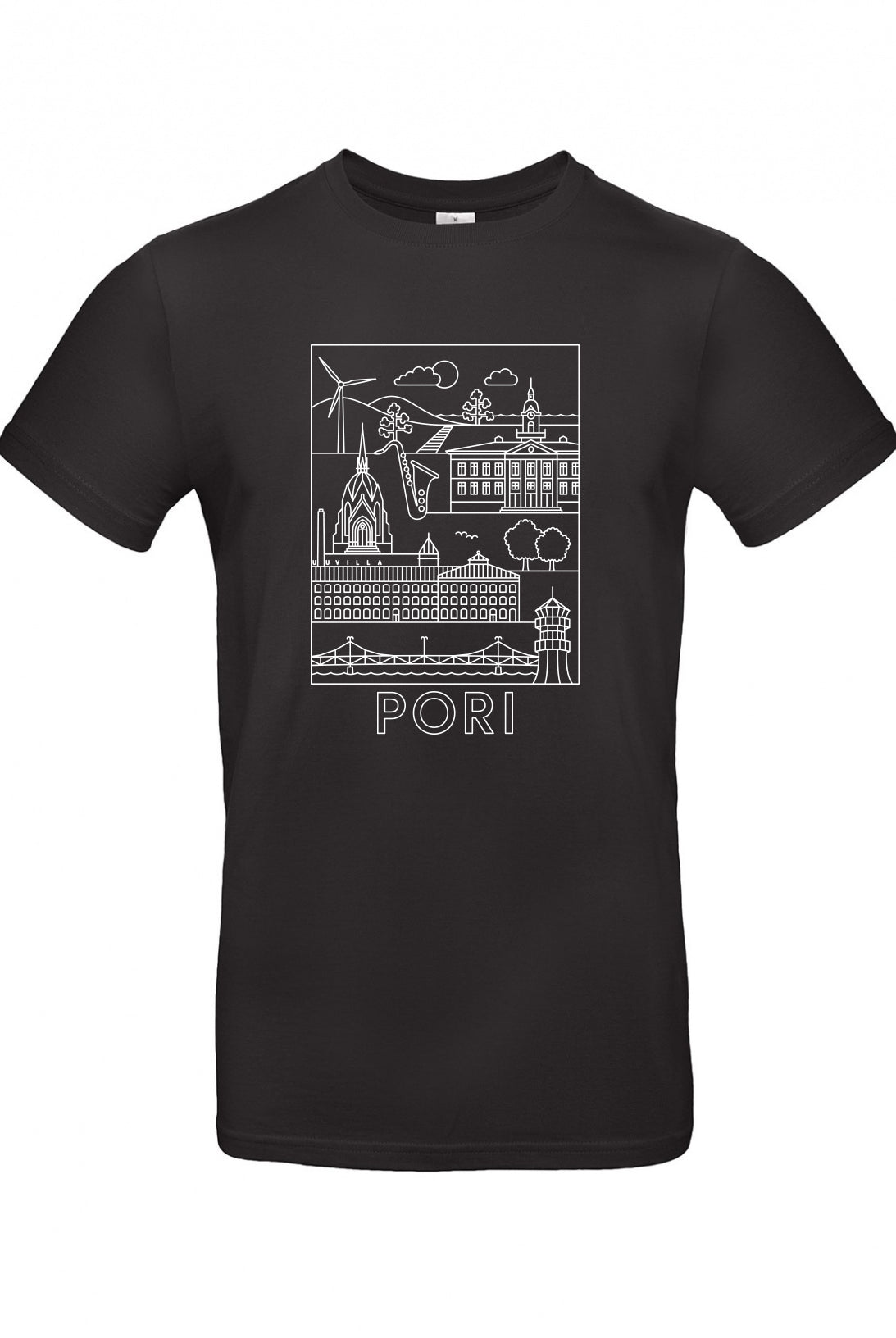 Pori -nähtävyydet t-paita