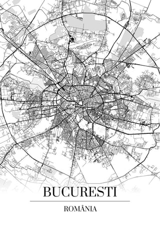 Bucuresti Kartta - Nensa