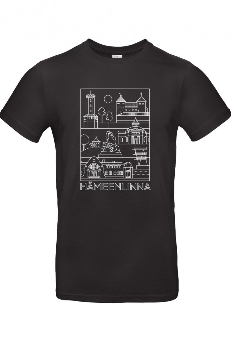 Hämeenlinna -nähtävyydet t-paita