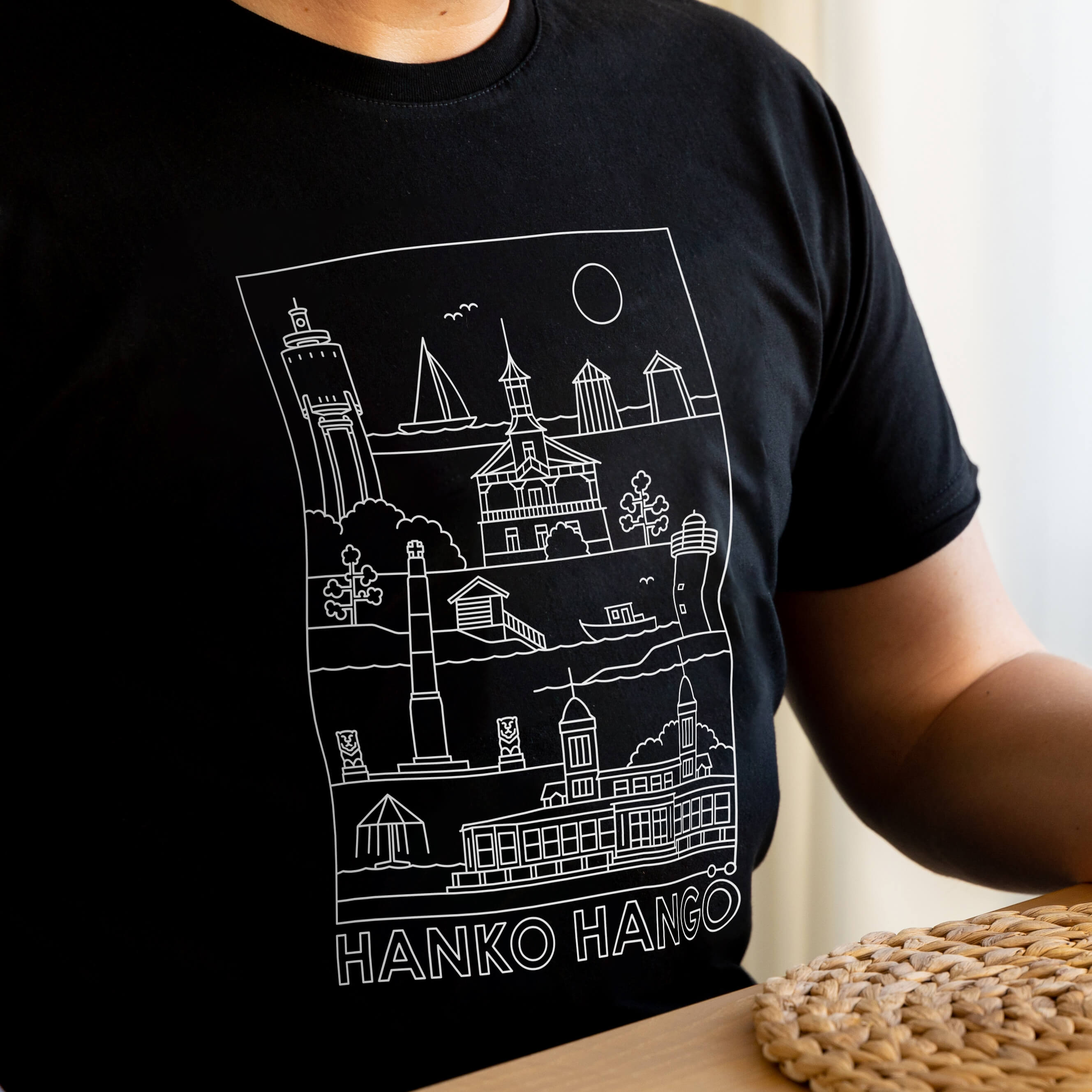 Hanko -nähtävyydet t-paita