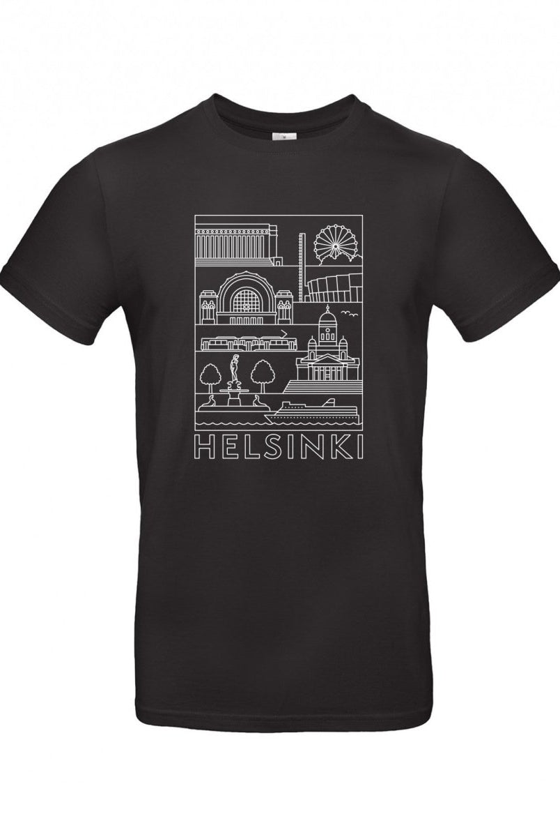 Helsinki -nähtävyydet t-paita