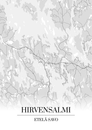 Hirvensalmi Kartta - Nensa