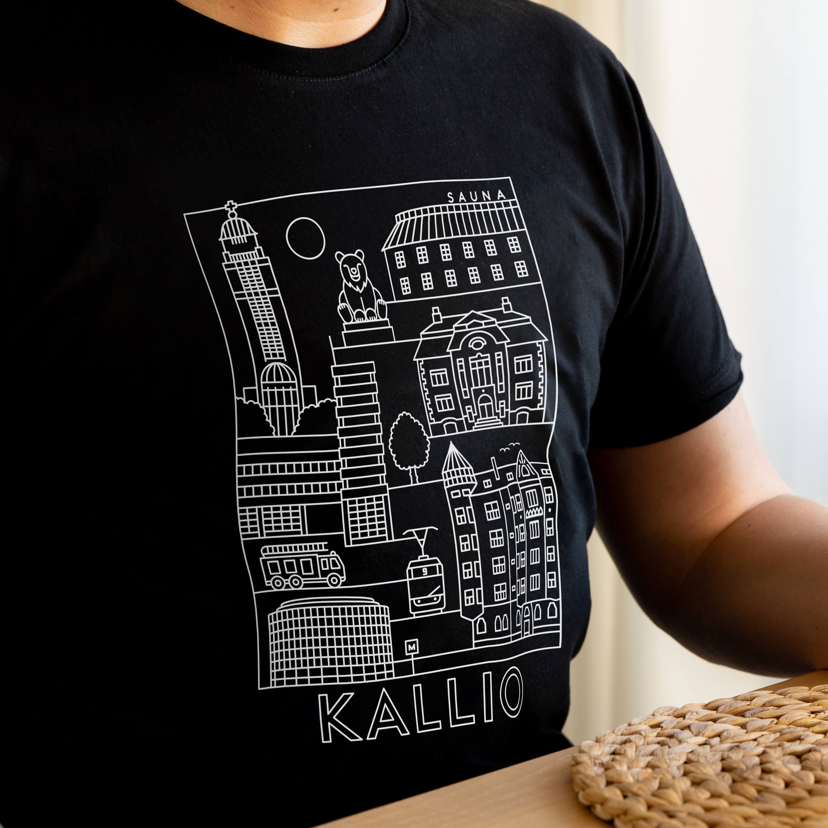 Kallio -nähtävyydet t-paita