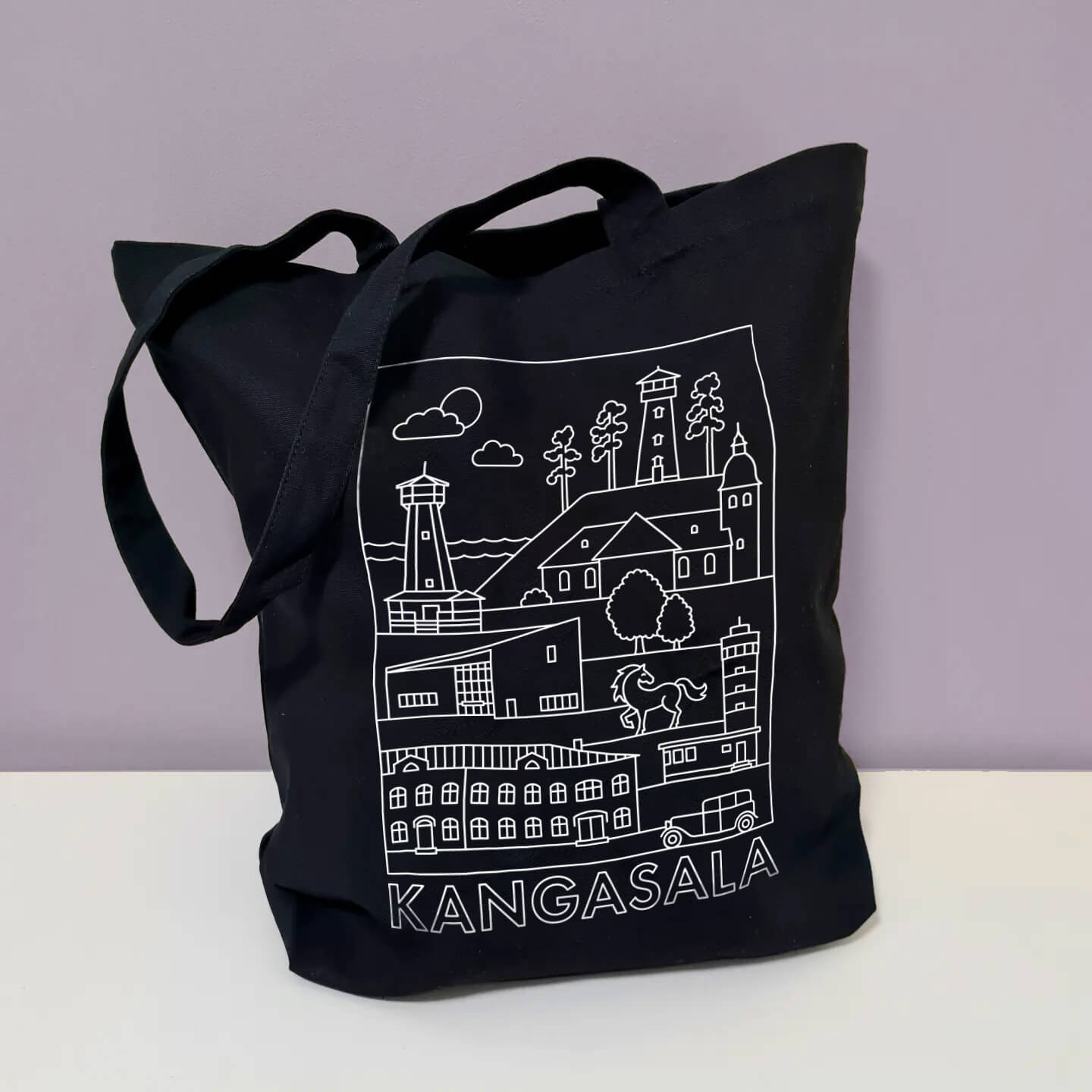 Kangasala -nähtävyydet kangaskassi