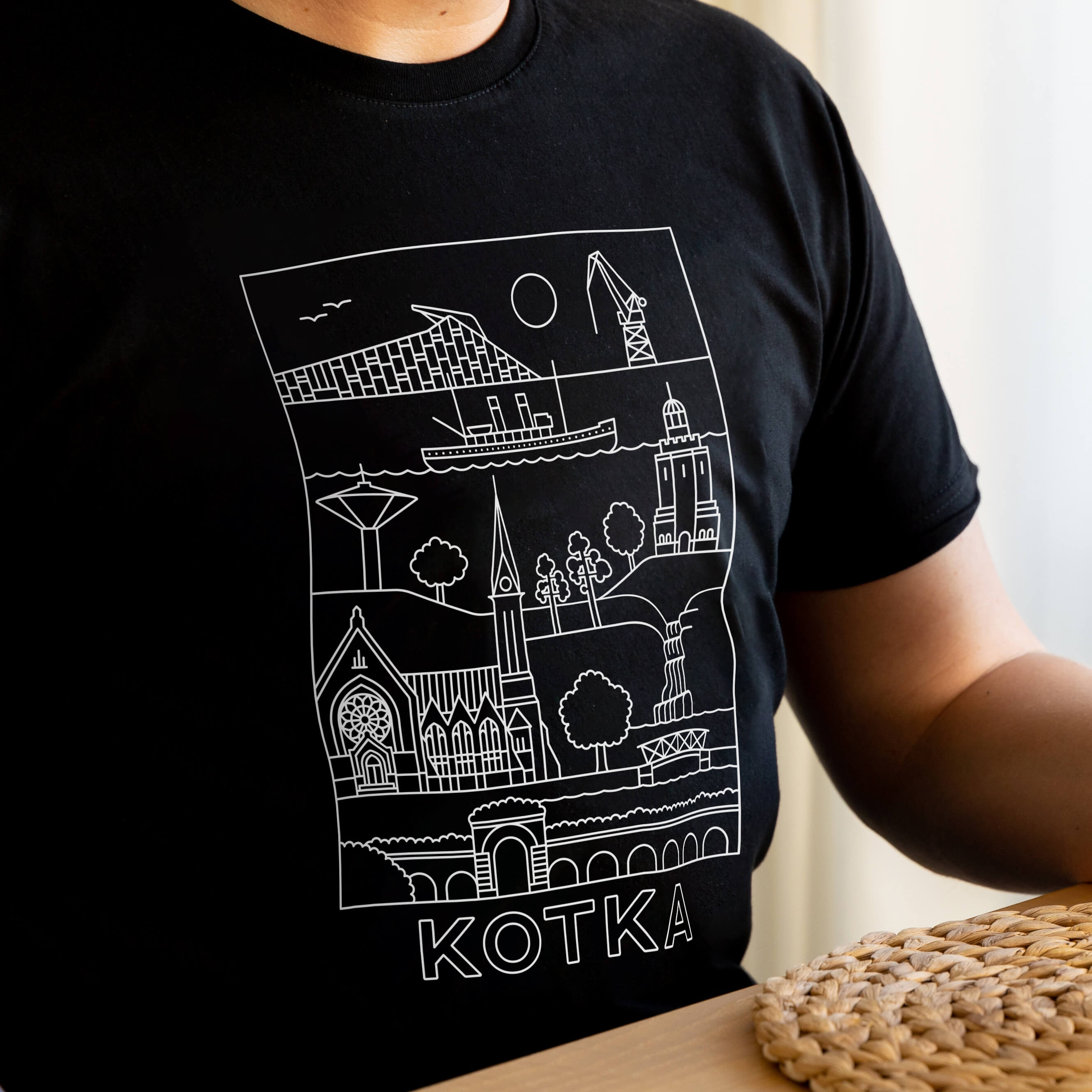 Kotka -nähtävyydet t-paita