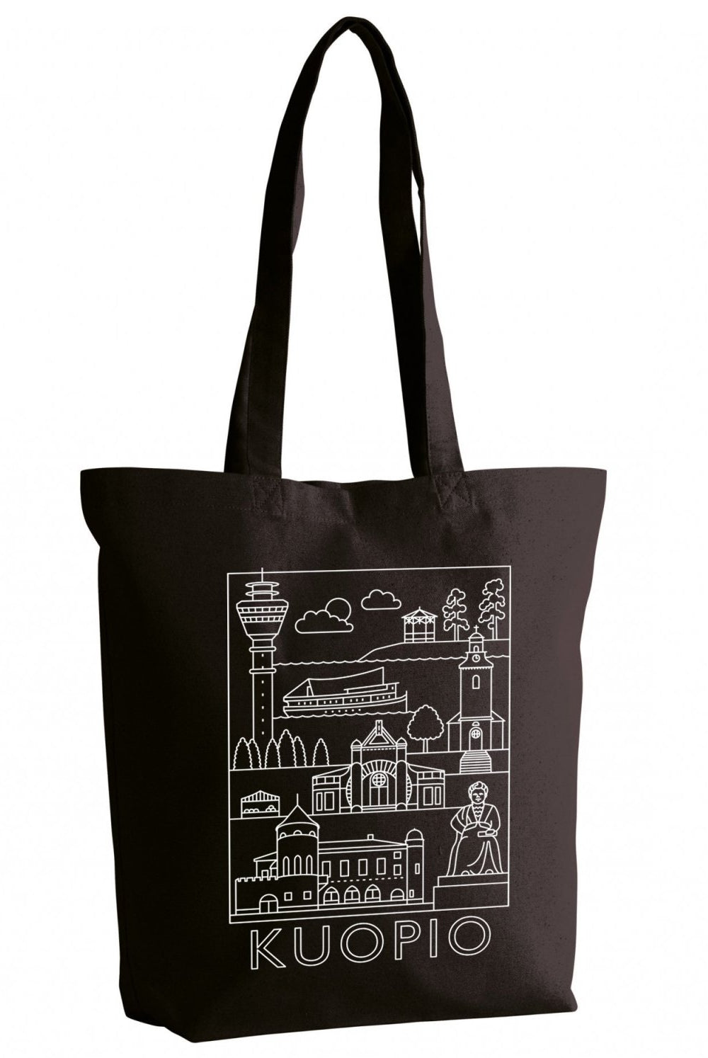 Kuopio -nähtävyydet kangaskassi