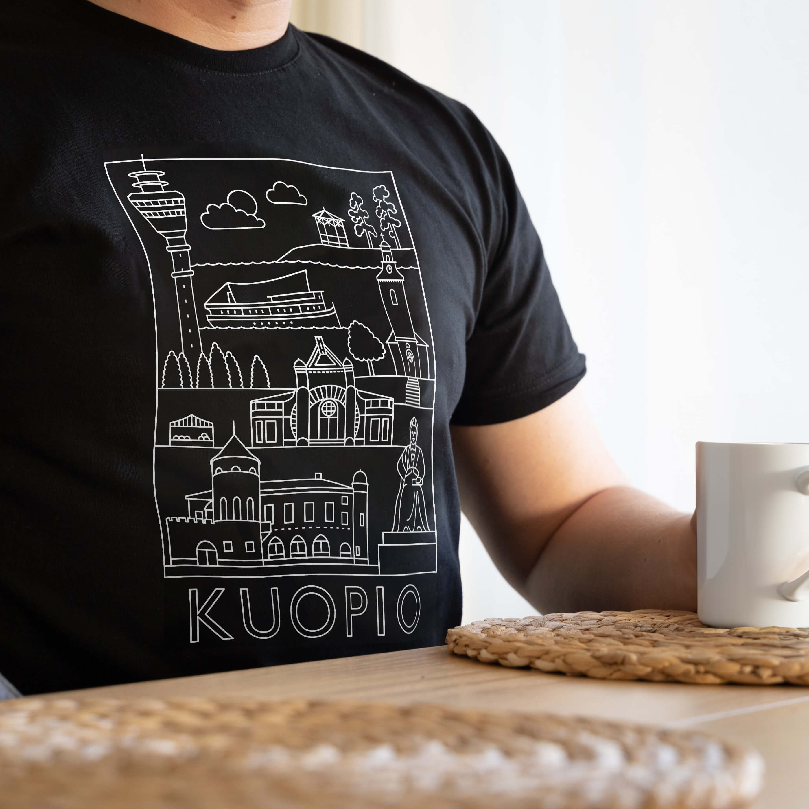 Kuopio -nähtävyydet t-paita