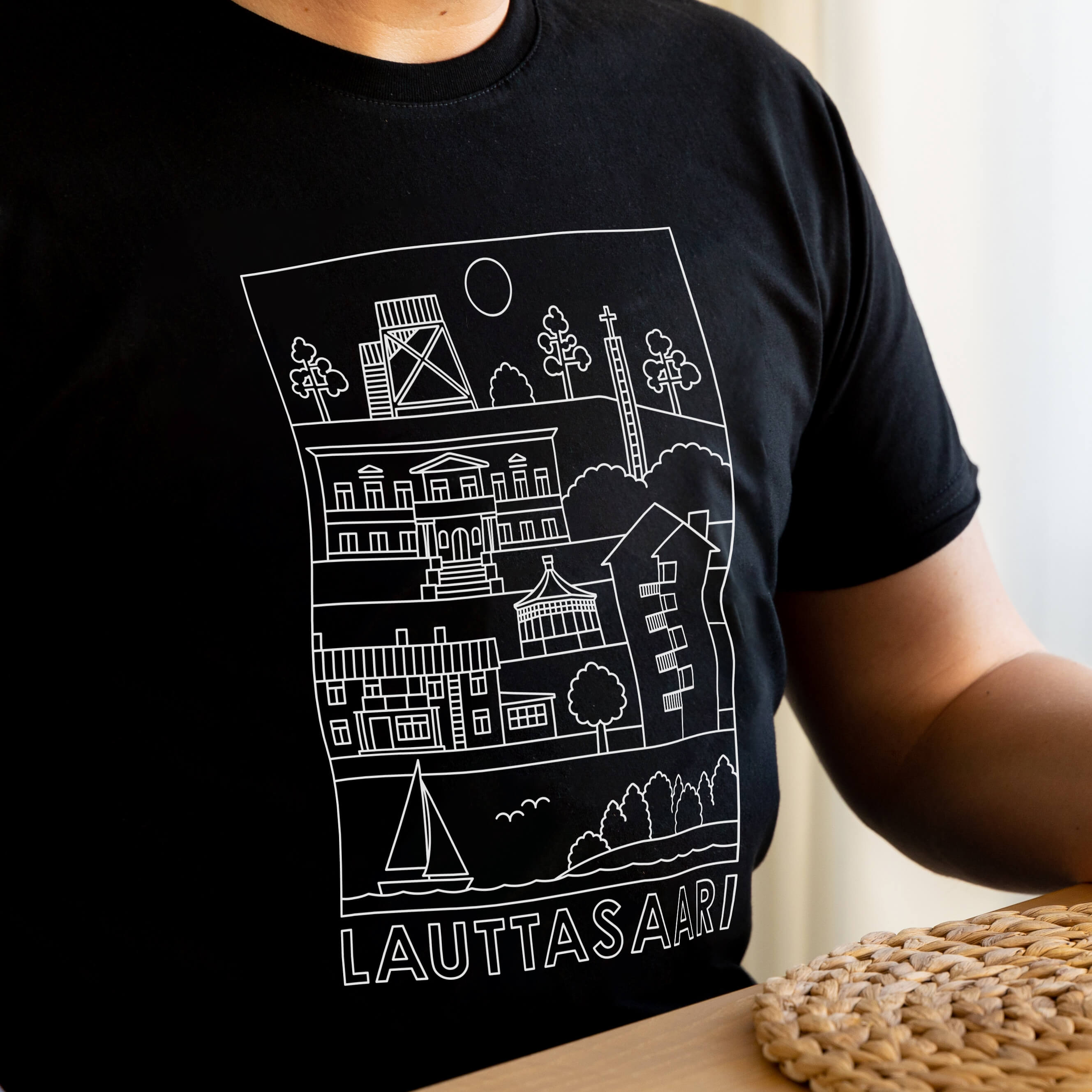 Lauttasaari -nähtävyydet t-paita