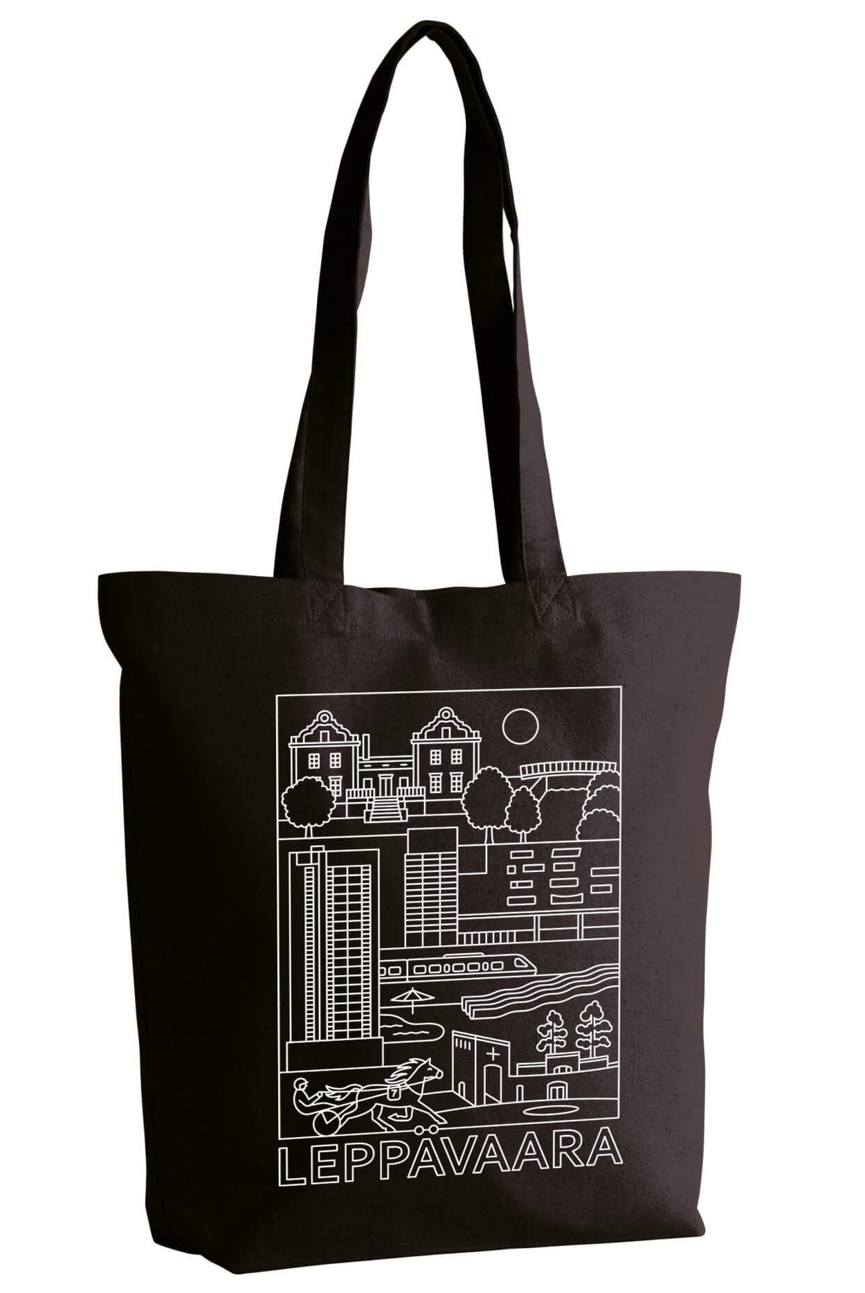 Leppävaara -nähtävyydet kangaskassi