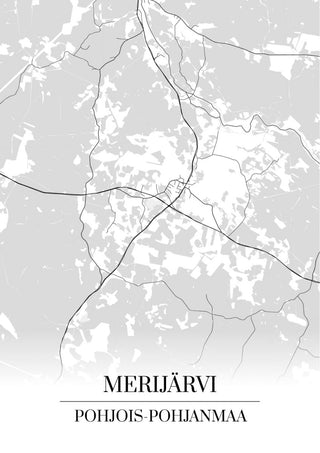 Merijärvi Kartta - Nensa