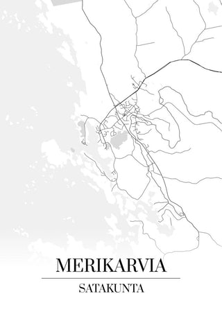 Merikarvia Kartta - Nensa