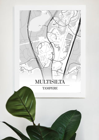 Multisilta Kartta - Nensa