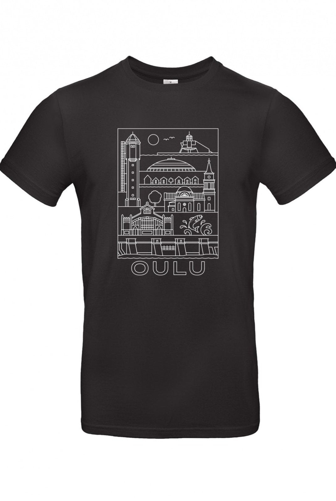 Oulu -nähtävyydet t-paita