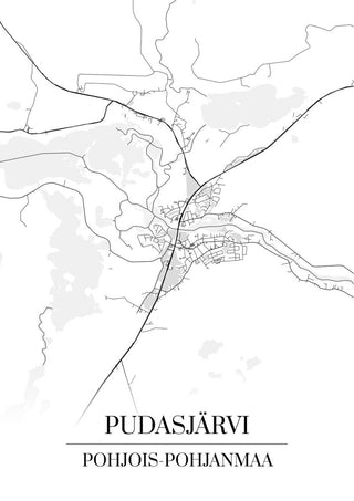 Pudasjärvi Kartta - Nensa