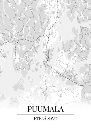 Puumala Kartta - Nensa