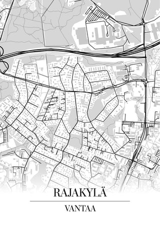 Rajakylä Kartta - Nensa