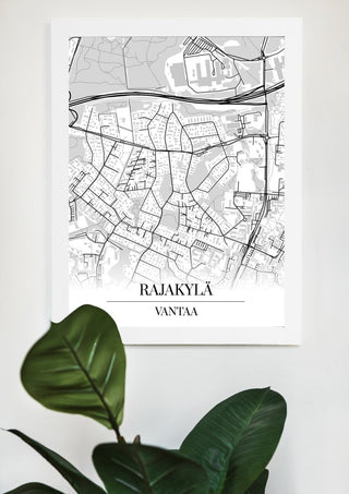 Rajakylä Kartta - Nensa