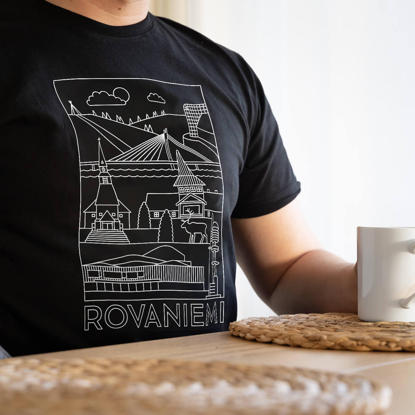 Rovaniemi -nähtävyydet t-paita