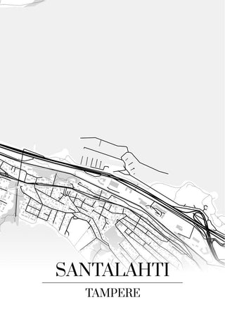 Santalahti Kartta - Nensa