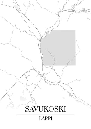 Savukoski Kartta - Nensa