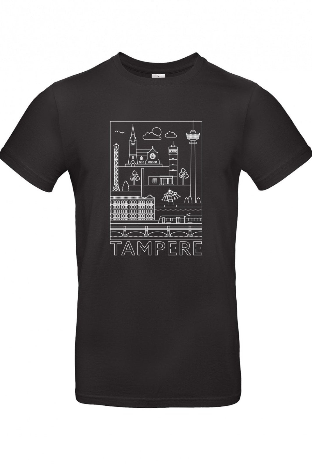 Tampere -nähtävyydet t-paita
