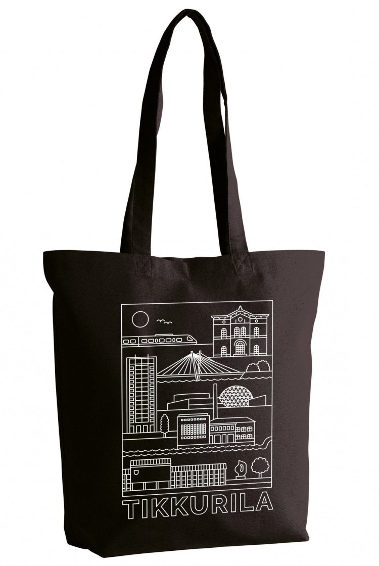 Tikkurila -nähtävyydet kangaskassi