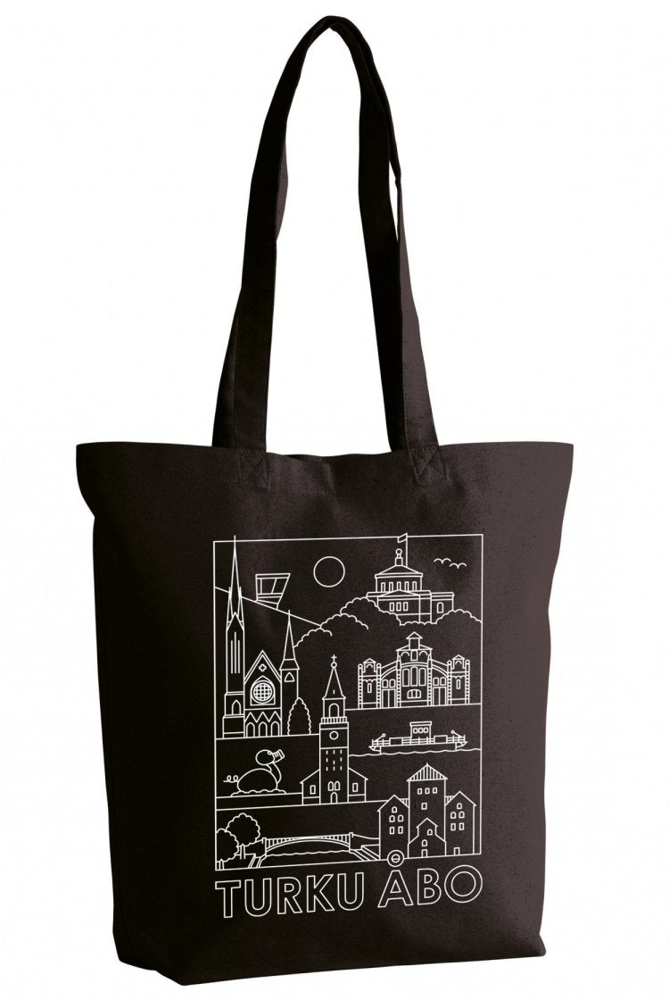 Turku -nähtävyydet kangaskassi