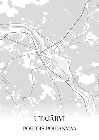 Utajärvi Kartta - Nensa
