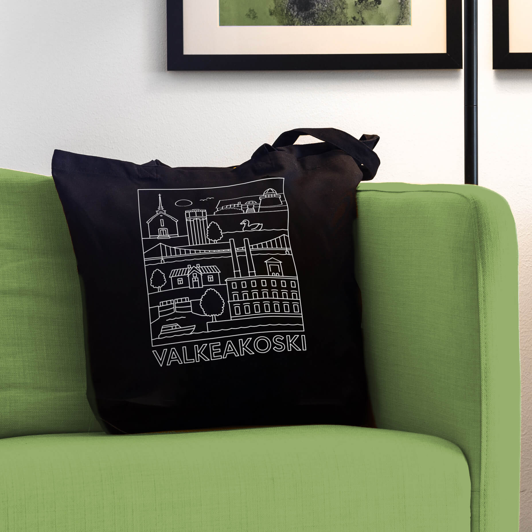 Valkeakoski -nähtävyydet kangaskassi