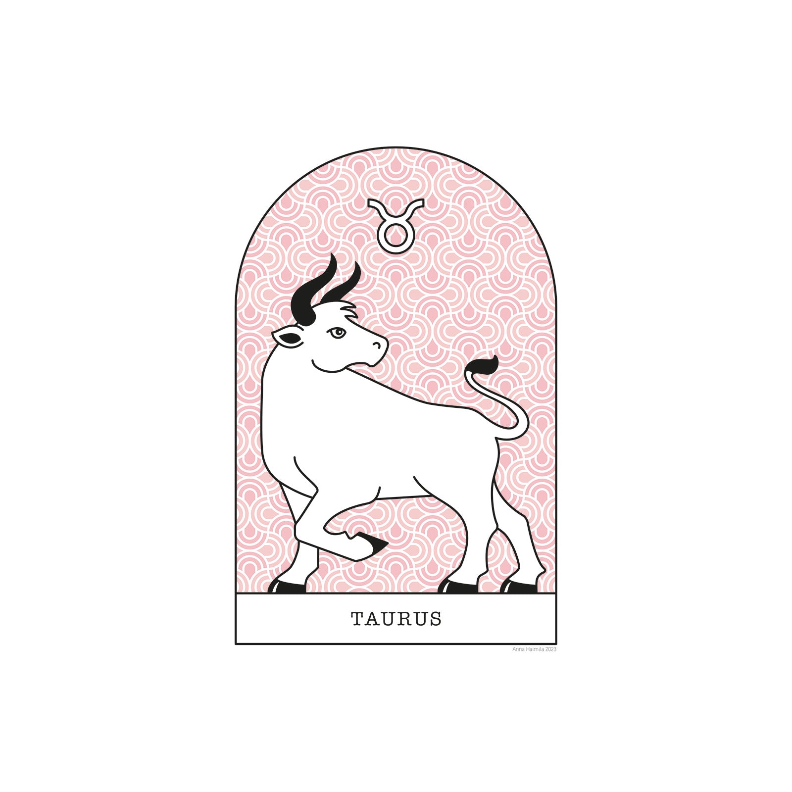 Härkä, Taurus -horoskooppi (pinkki)