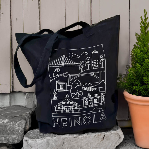 Heinola -nähtävyydet kangaskassi