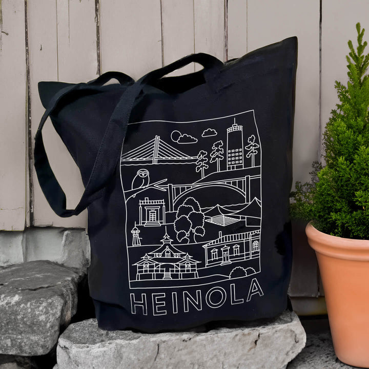 Heinola -nähtävyydet kangaskassi