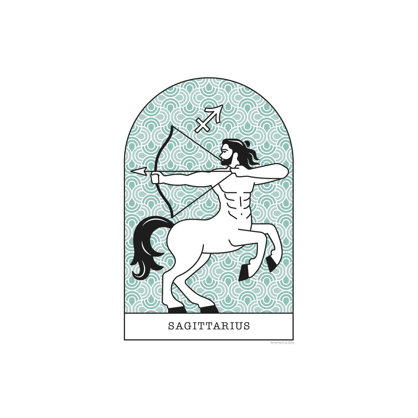 Jousimies, Sagittarius -horoskooppi (merenvihreä)