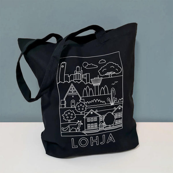 Lohja -nähtävyydet kangaskassi