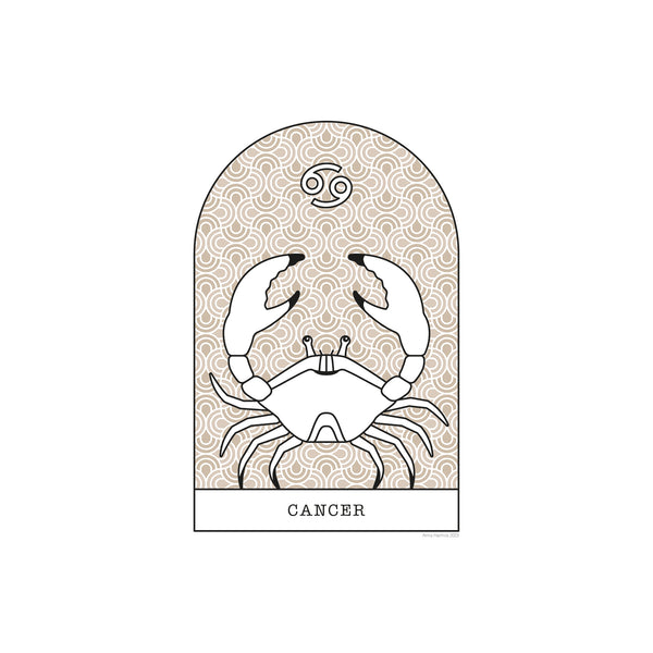 Rapu, Cancer -horoskooppi (beige)