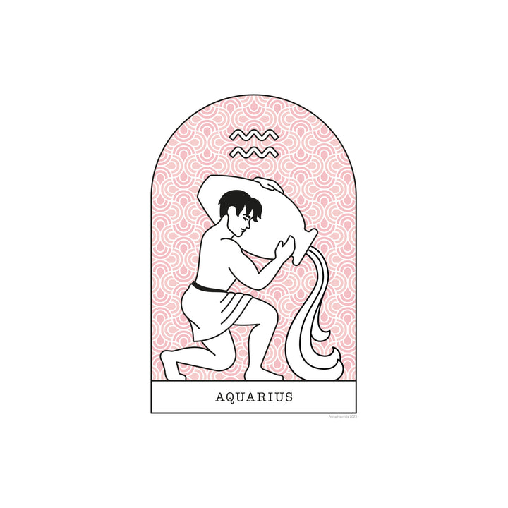 Vesimies, Aquarius -horoskooppi (pinkki)