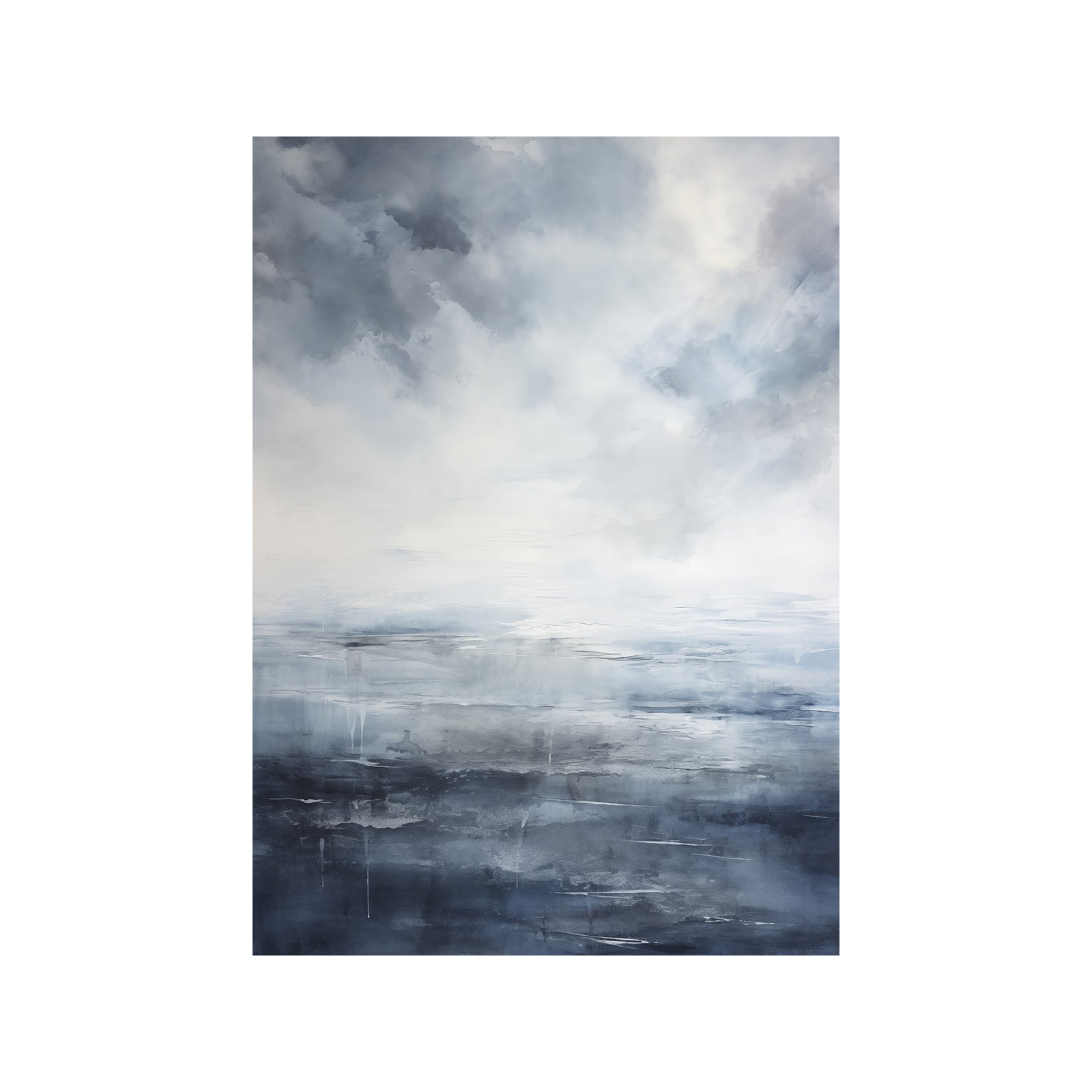 Muffled Marsh Under Moonlight