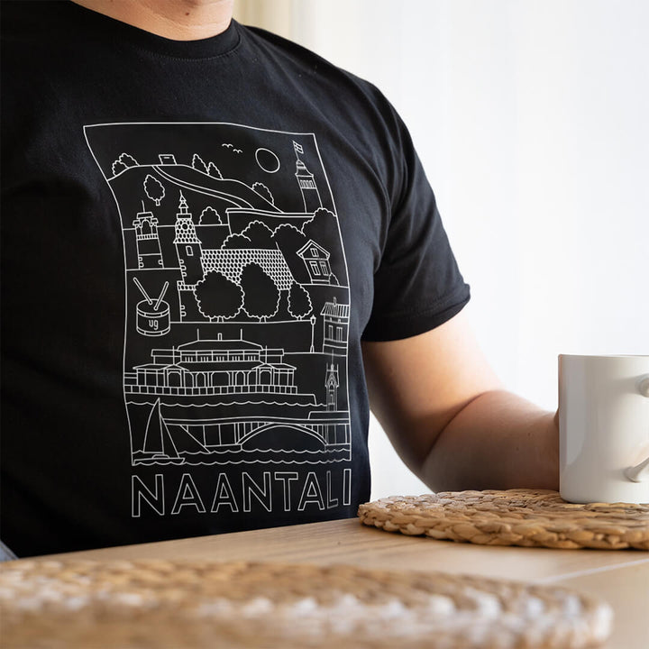Naantali -nähtävyydet t-paita päällä