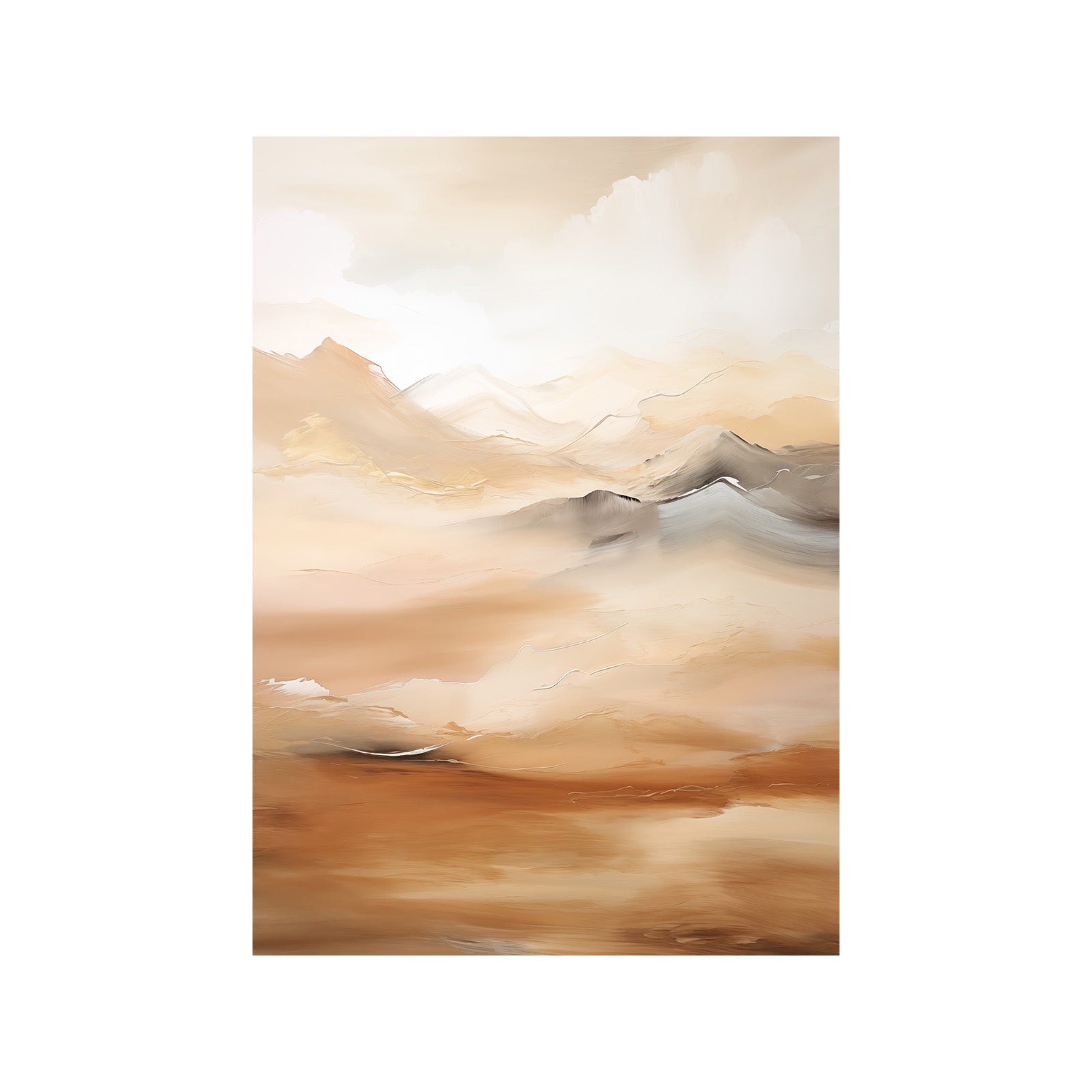 Silent Sea in Sepia Tones